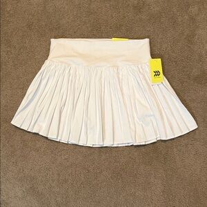 All in Motion White Athletic Pleated Skirt